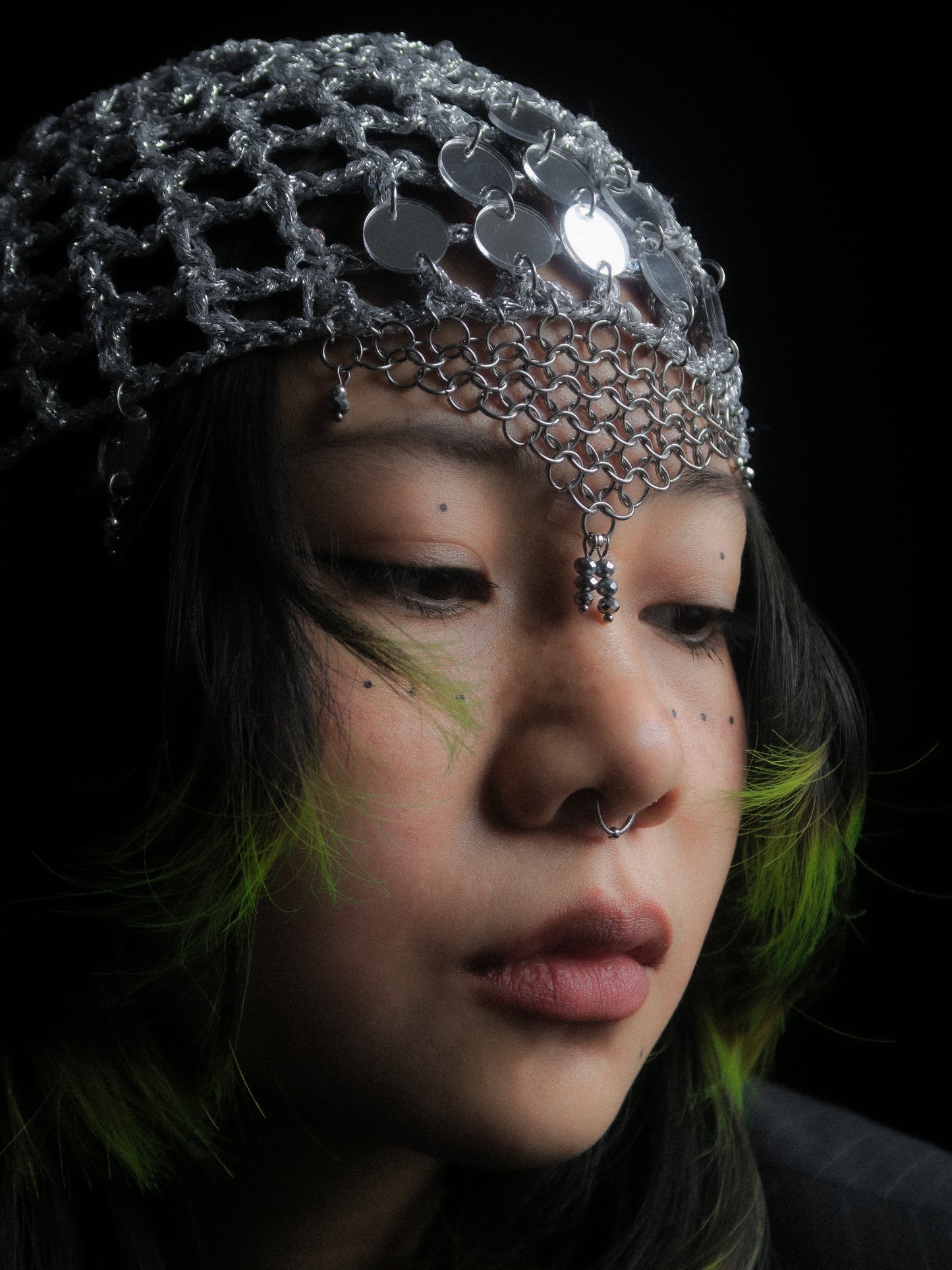 DiscoHead Fishnet Hat