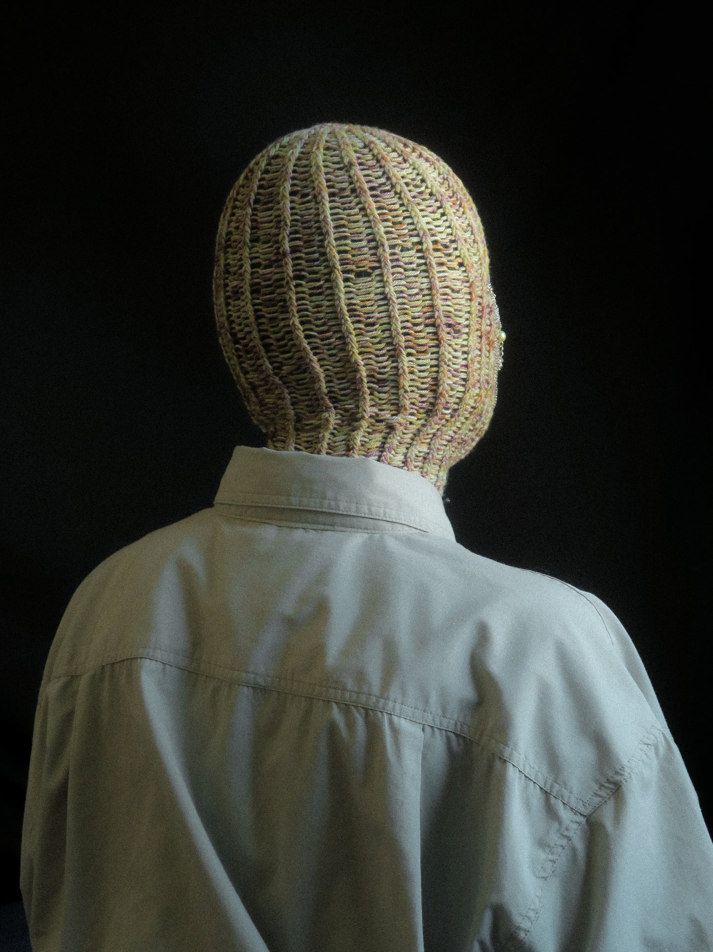 Spring Fragrance Knitted Balaclava