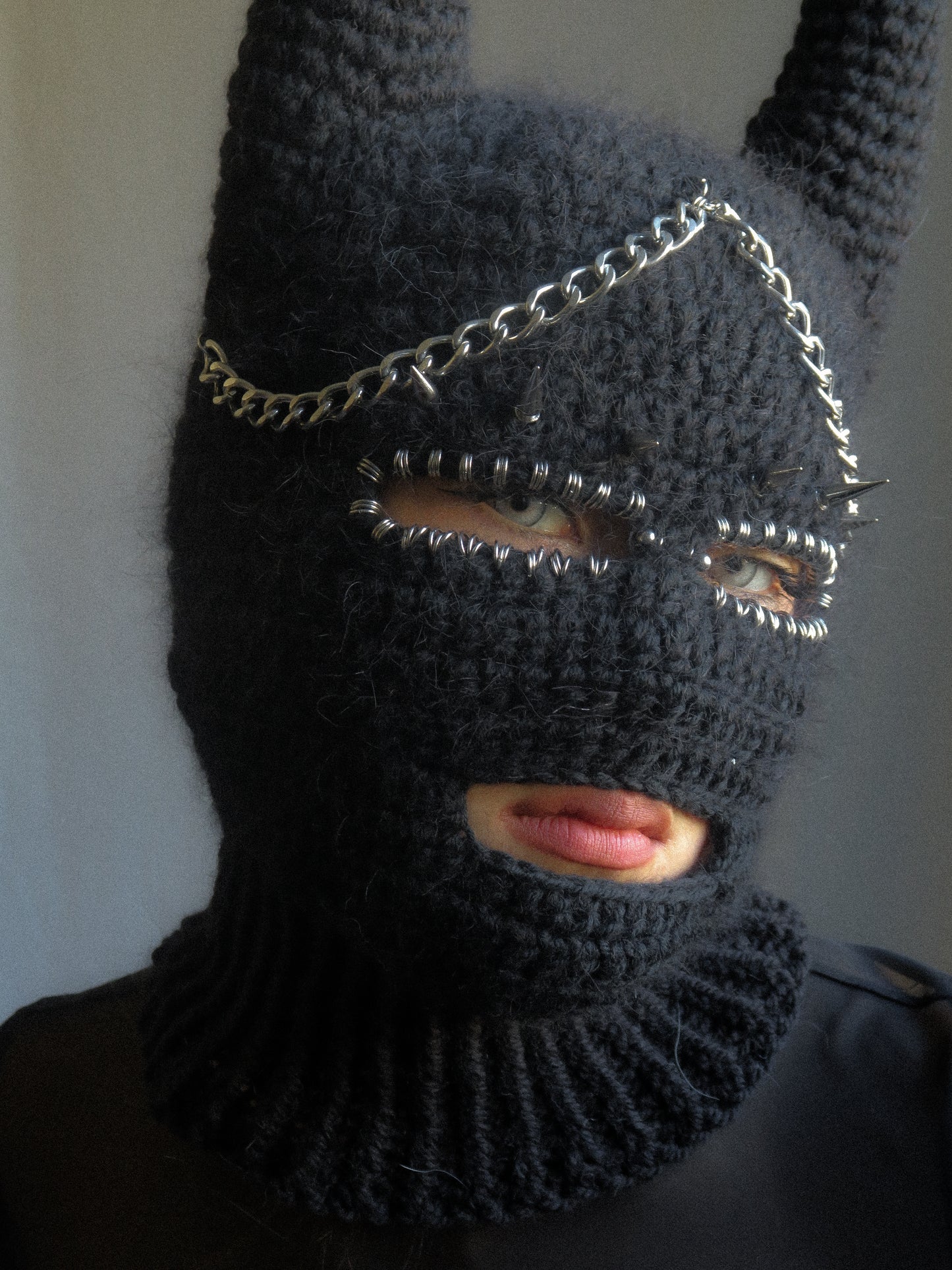 Spiky Chained Balaclava