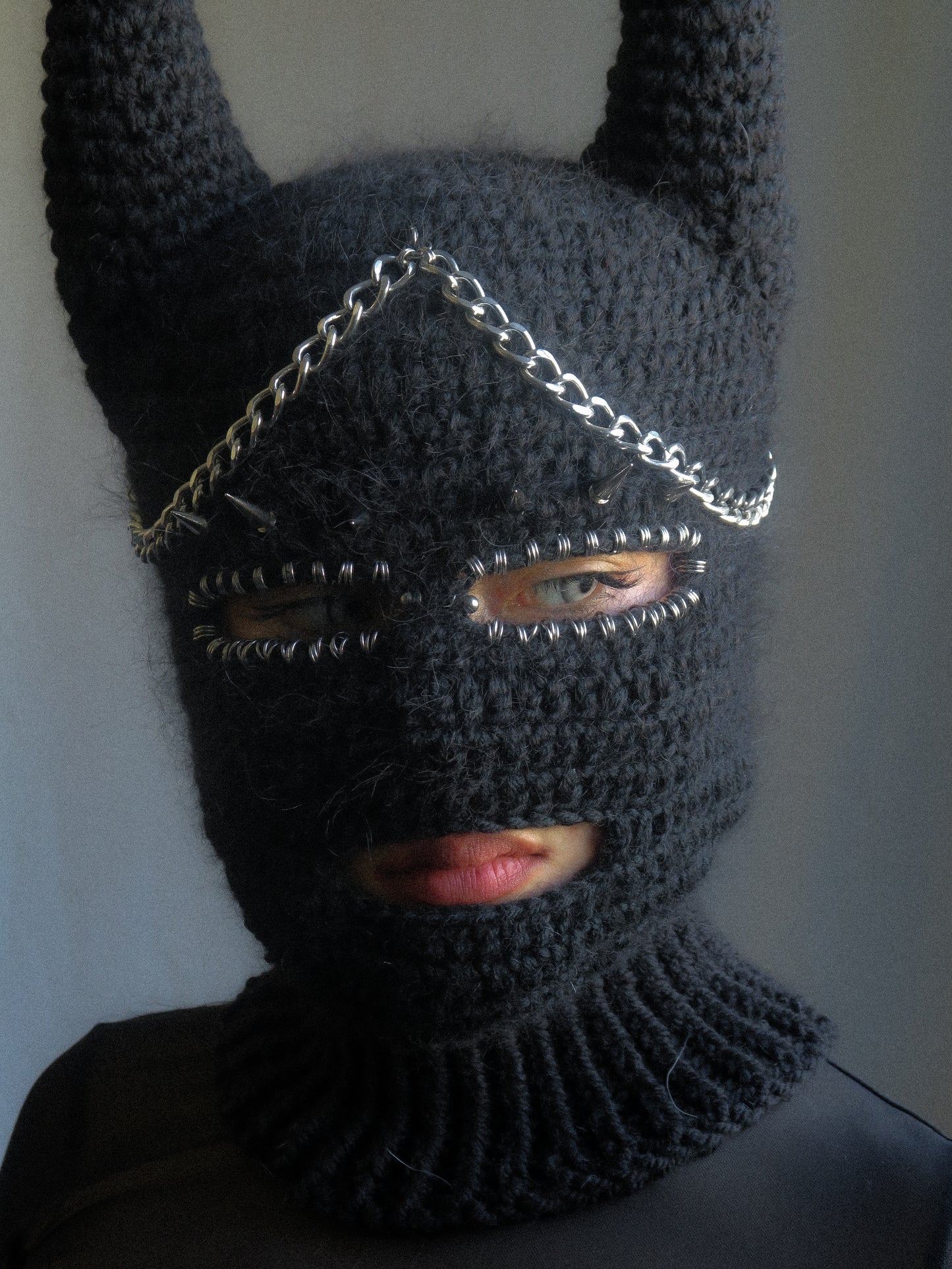 Spiky Chained Balaclava