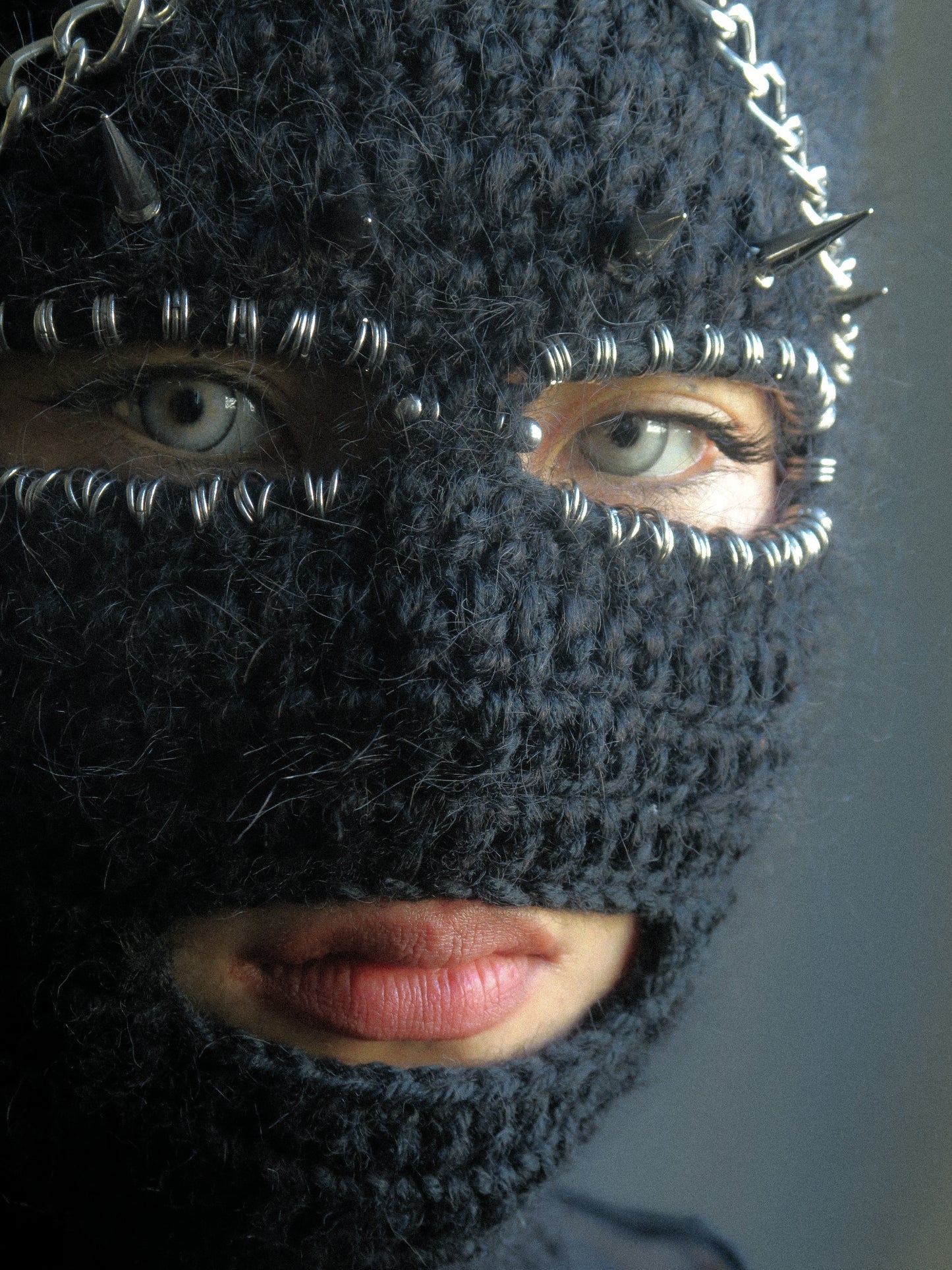 Spiky Chained Balaclava