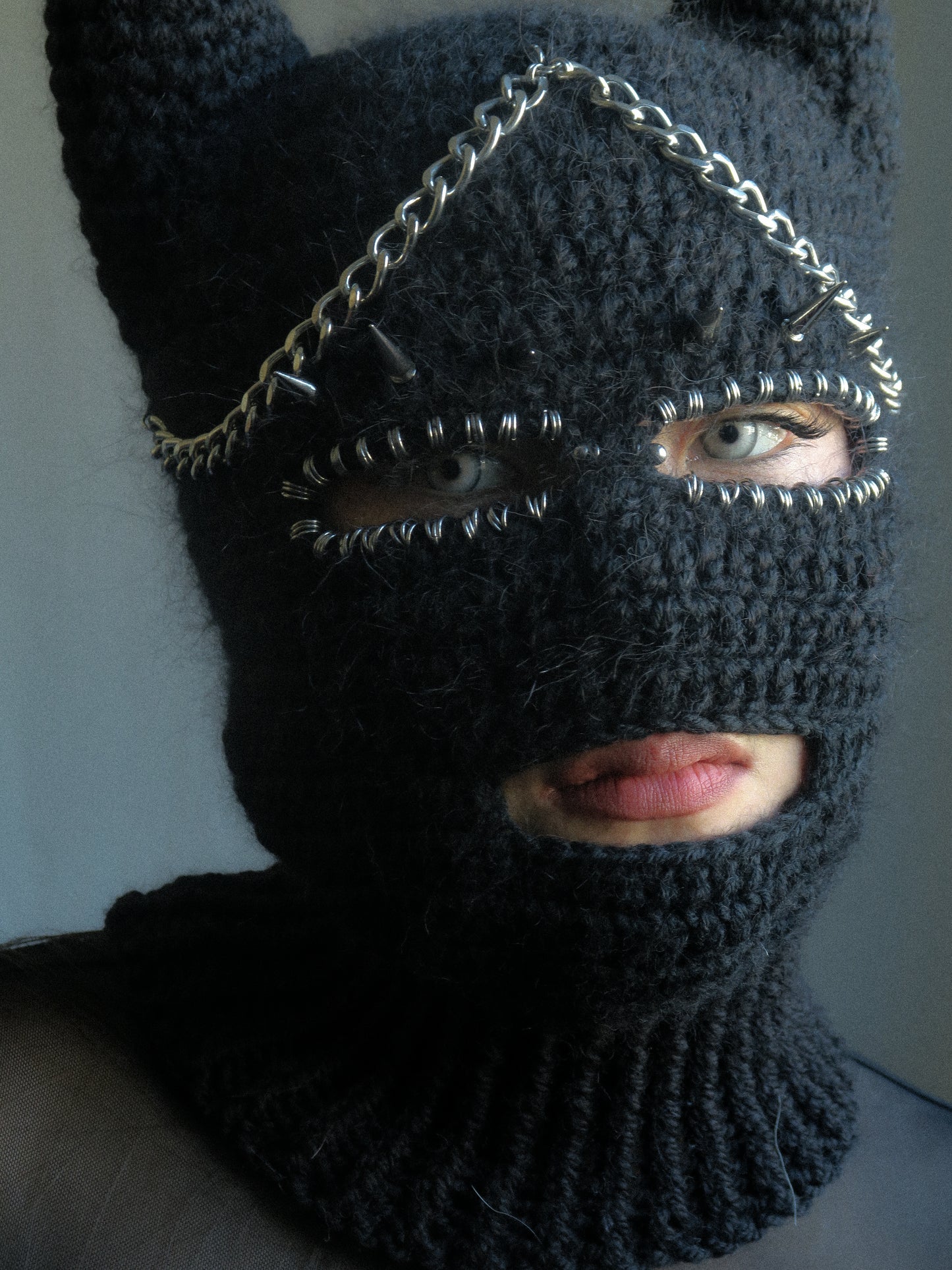 Spiky Chained Balaclava