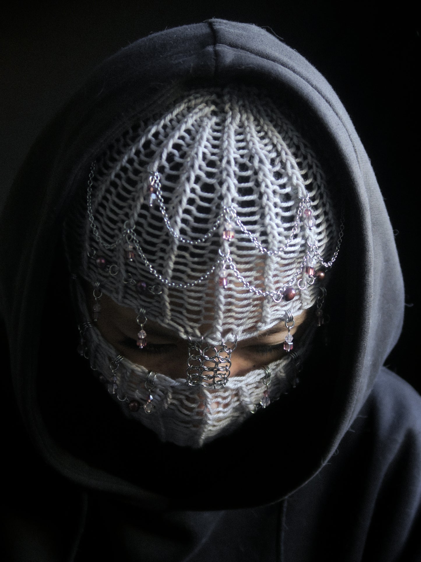 Faded Romance Knitted Balaclava