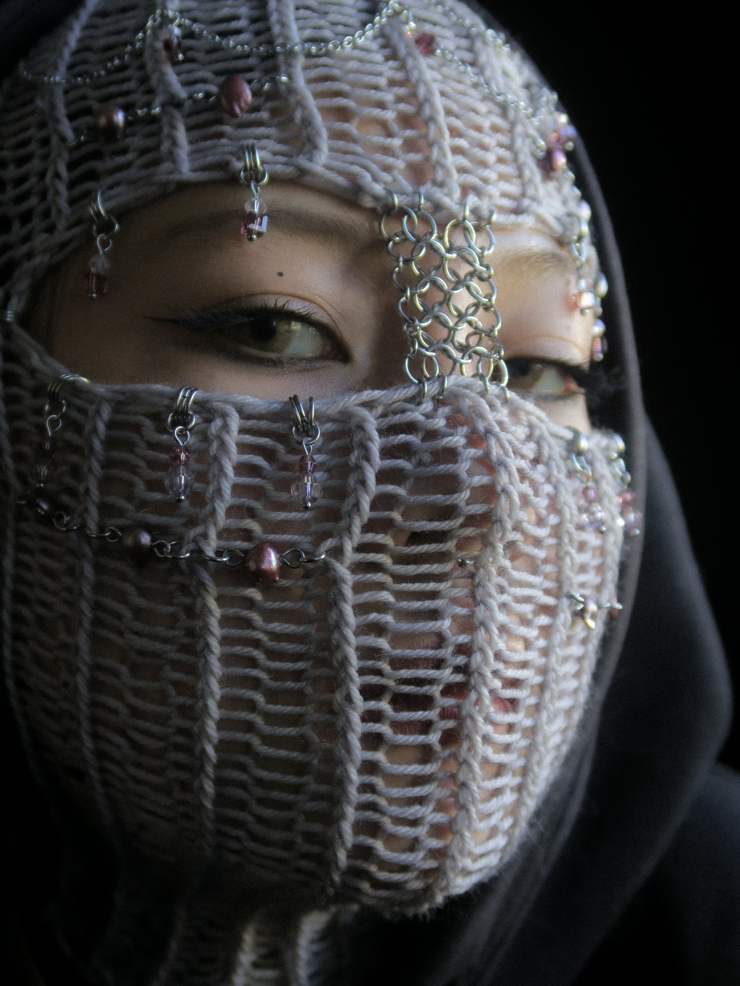 Faded Romance Knitted Balaclava