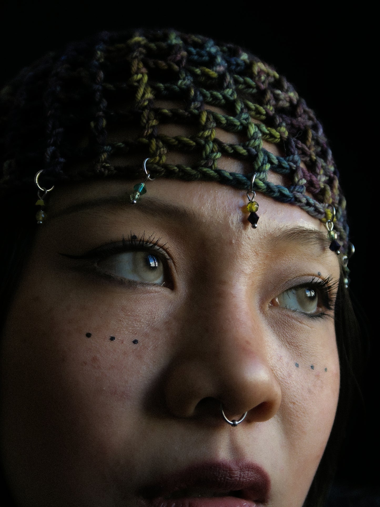 Fluorite Fishnet Hat
