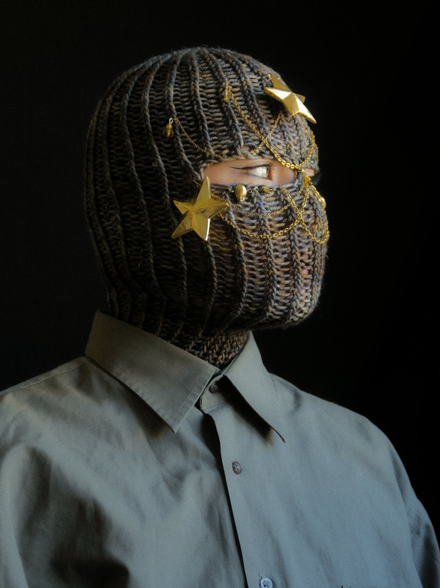 Golden Age Knitted Balaclava