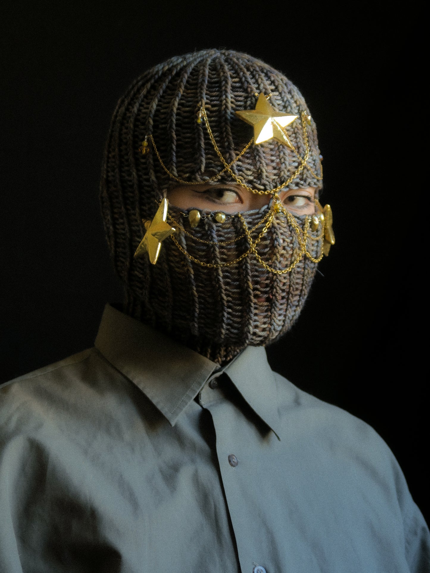 Golden Age Knitted Balaclava