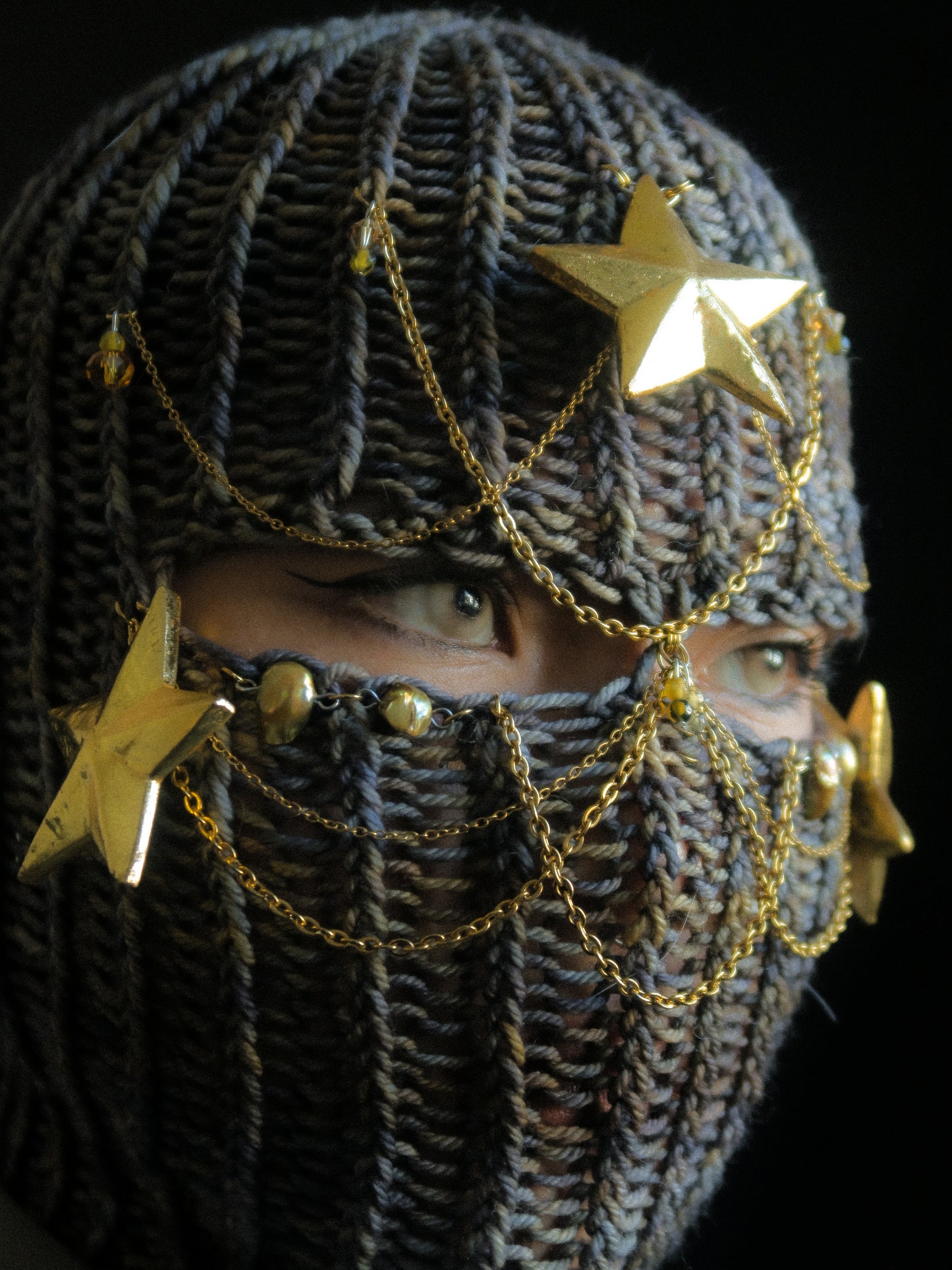 Golden Age Knitted Balaclava