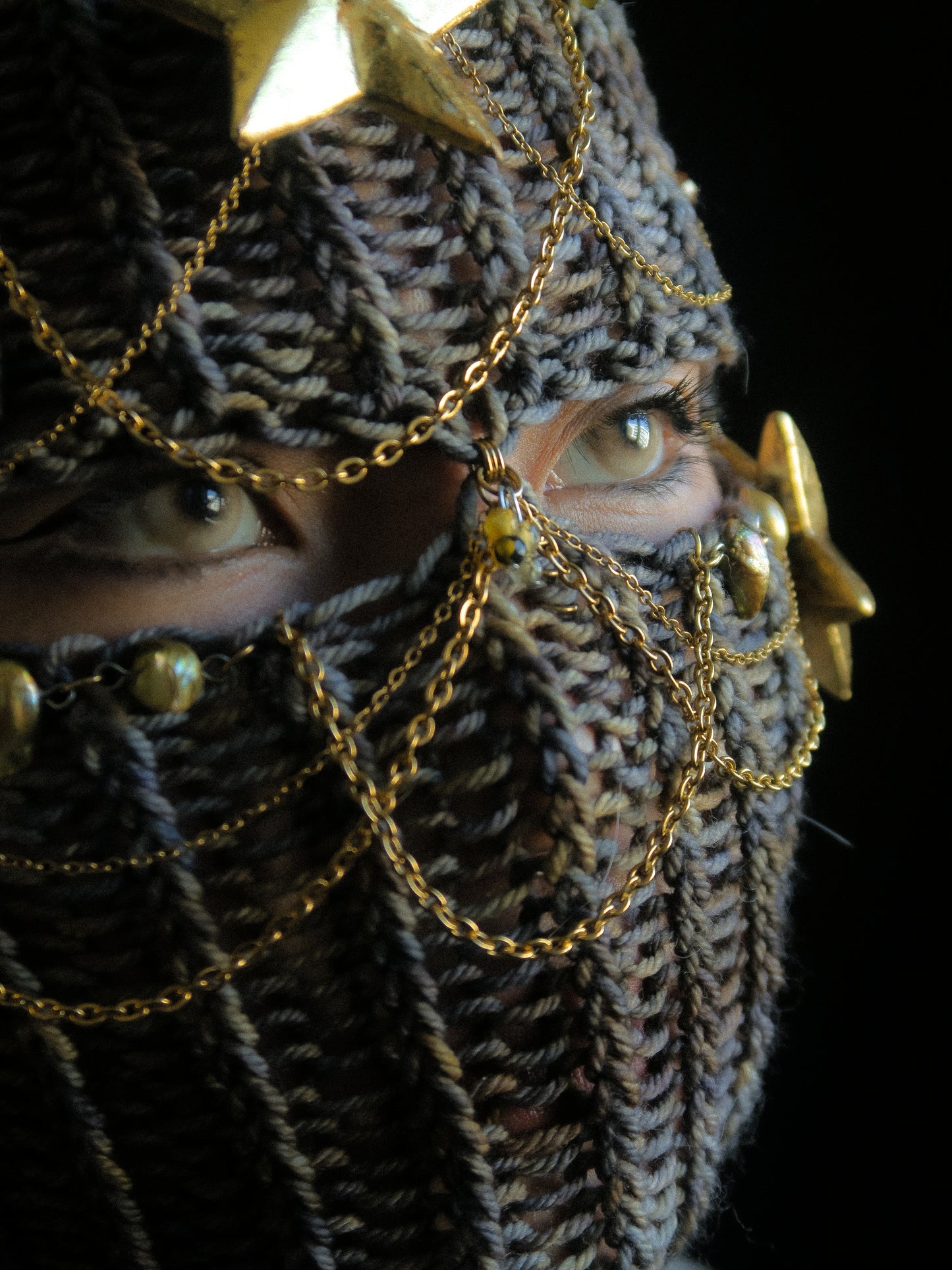 Golden Age Knitted Balaclava