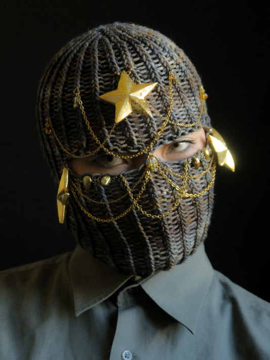 Golden Age Knitted Balaclava