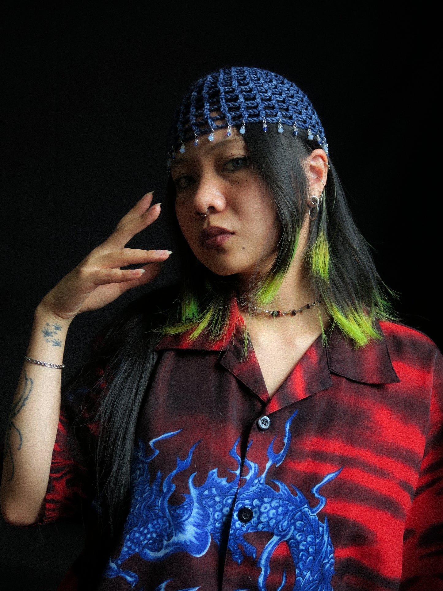 Icy Fishnet Hat
