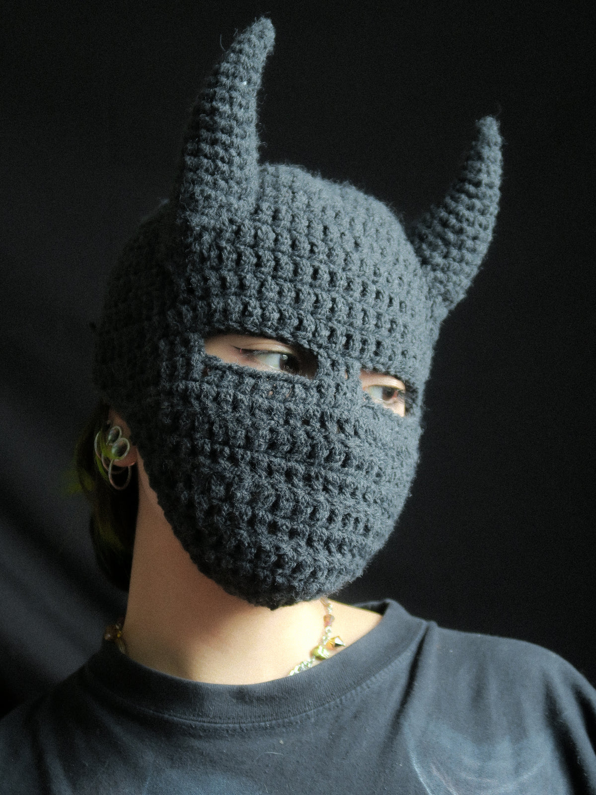 Grey Horned Mask