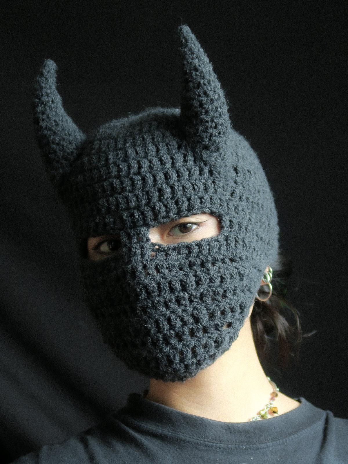 Grey Horned Mask
