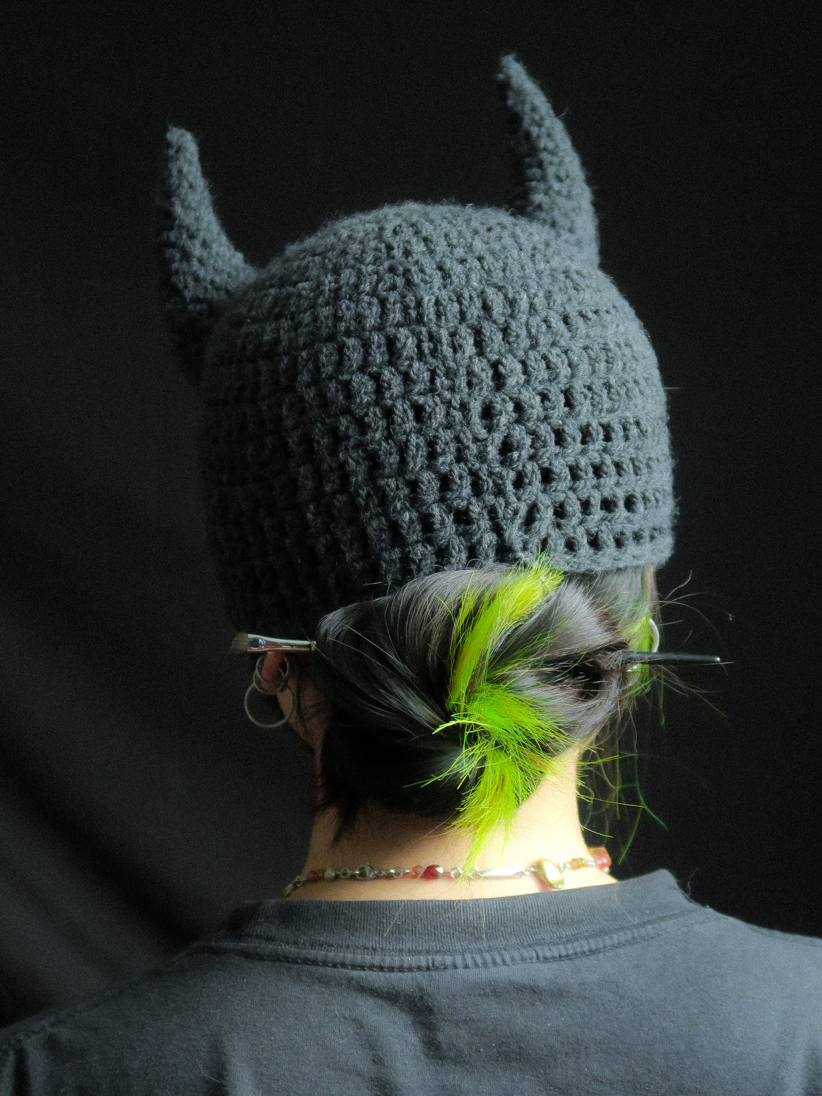 Grey Horned Mask