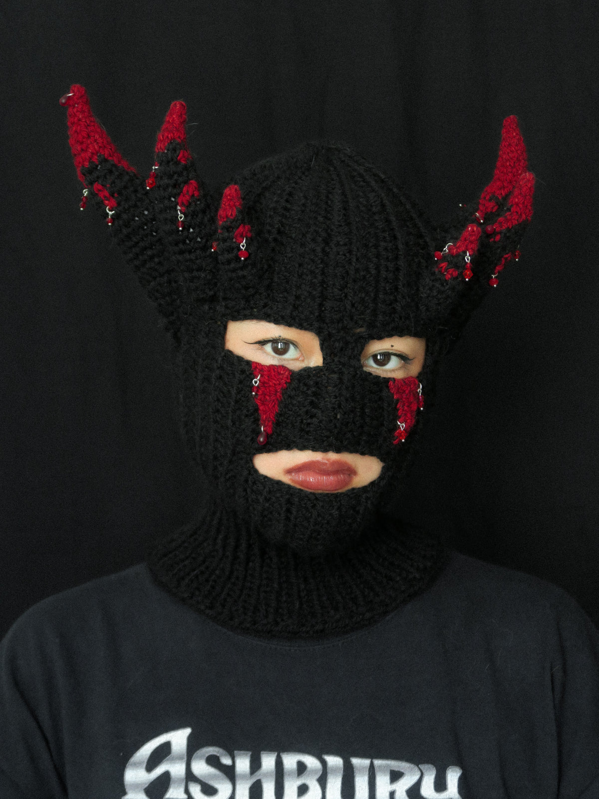 Bloody Horned Balaclava