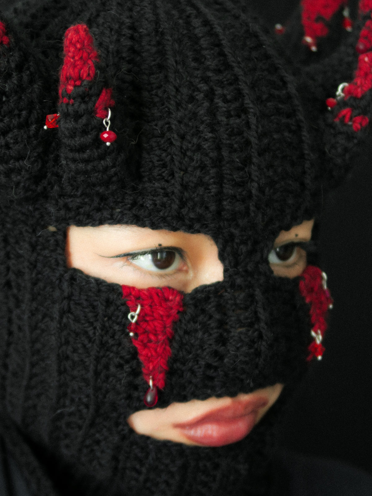 Bloody Horned Balaclava