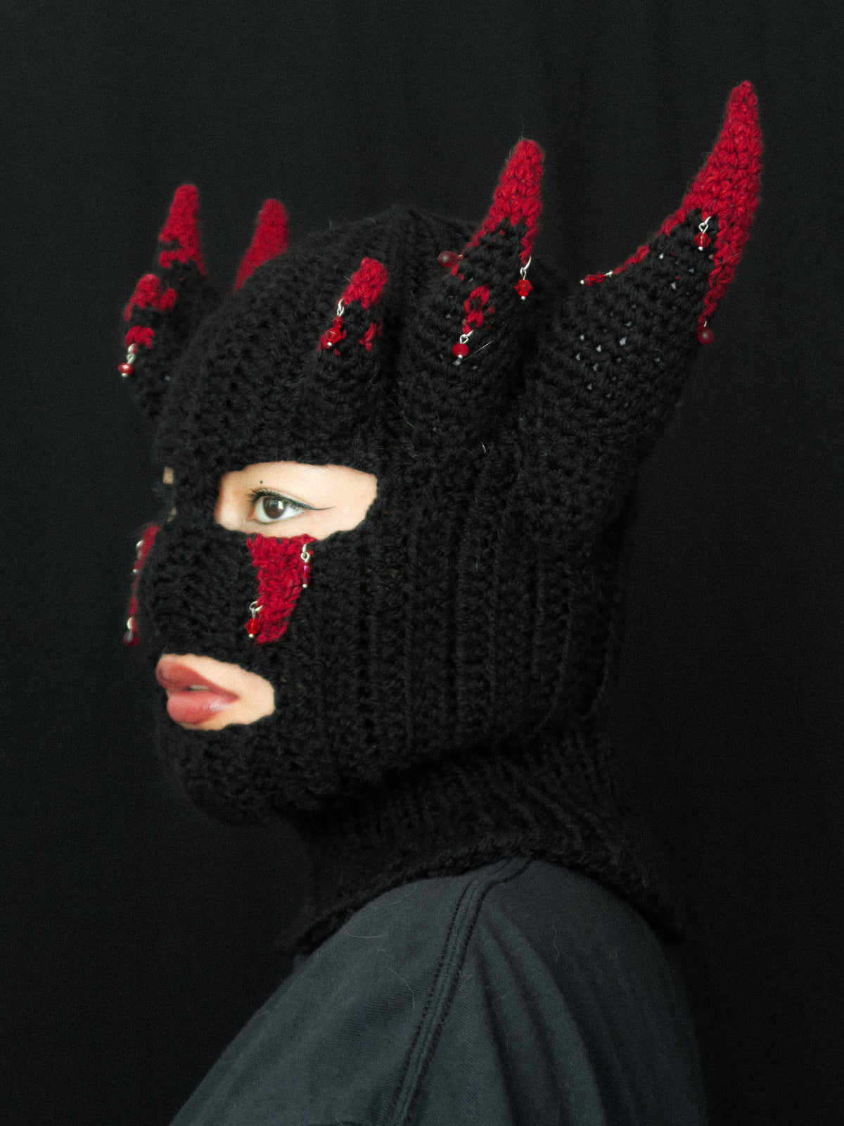 Bloody Horned Balaclava