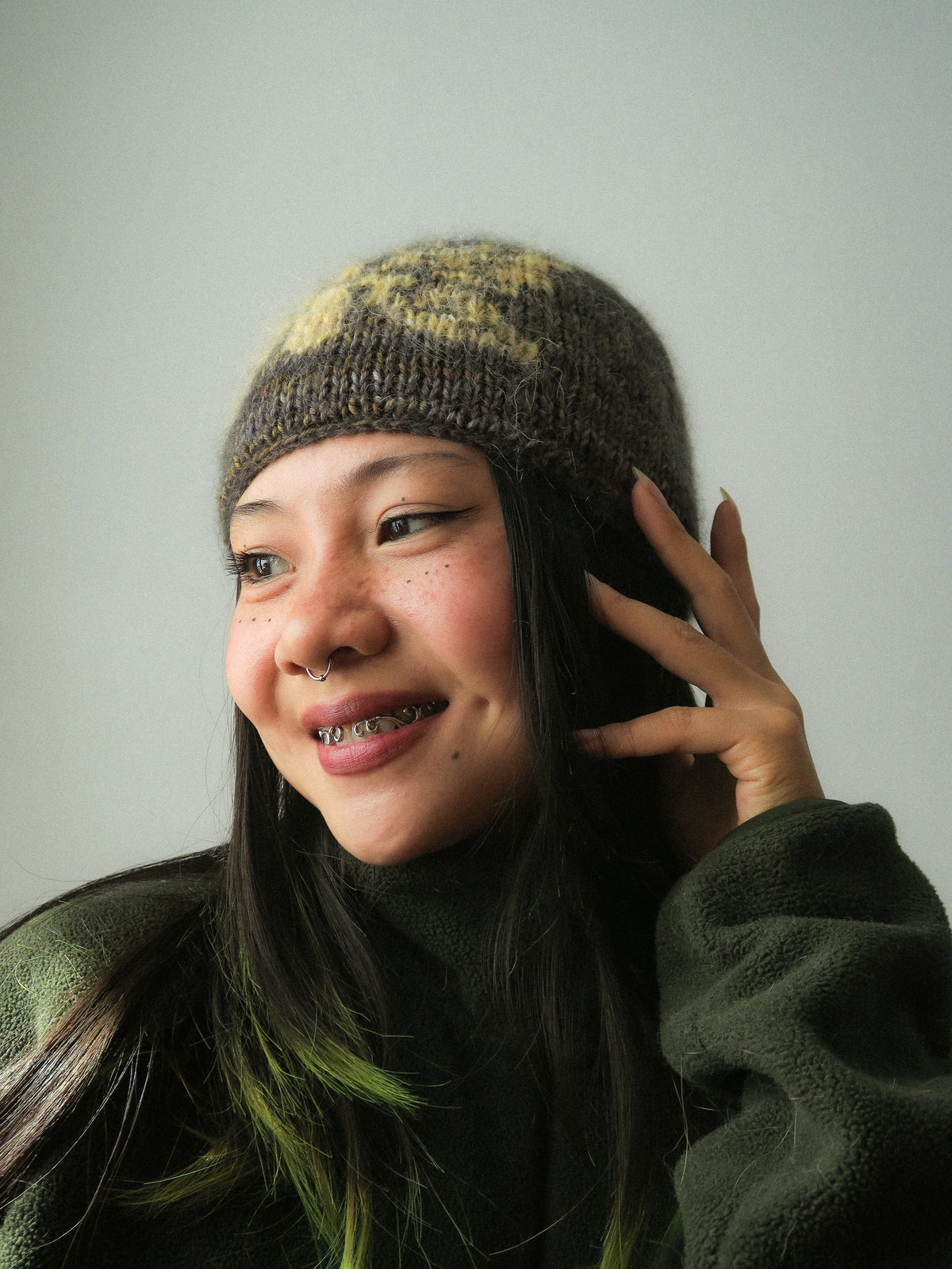 Butterfly Knitted Beanie