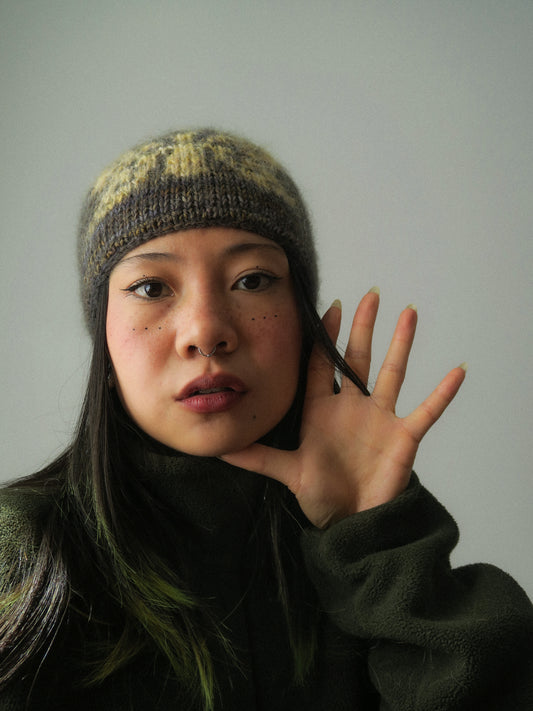 Butterfly Knitted Beanie