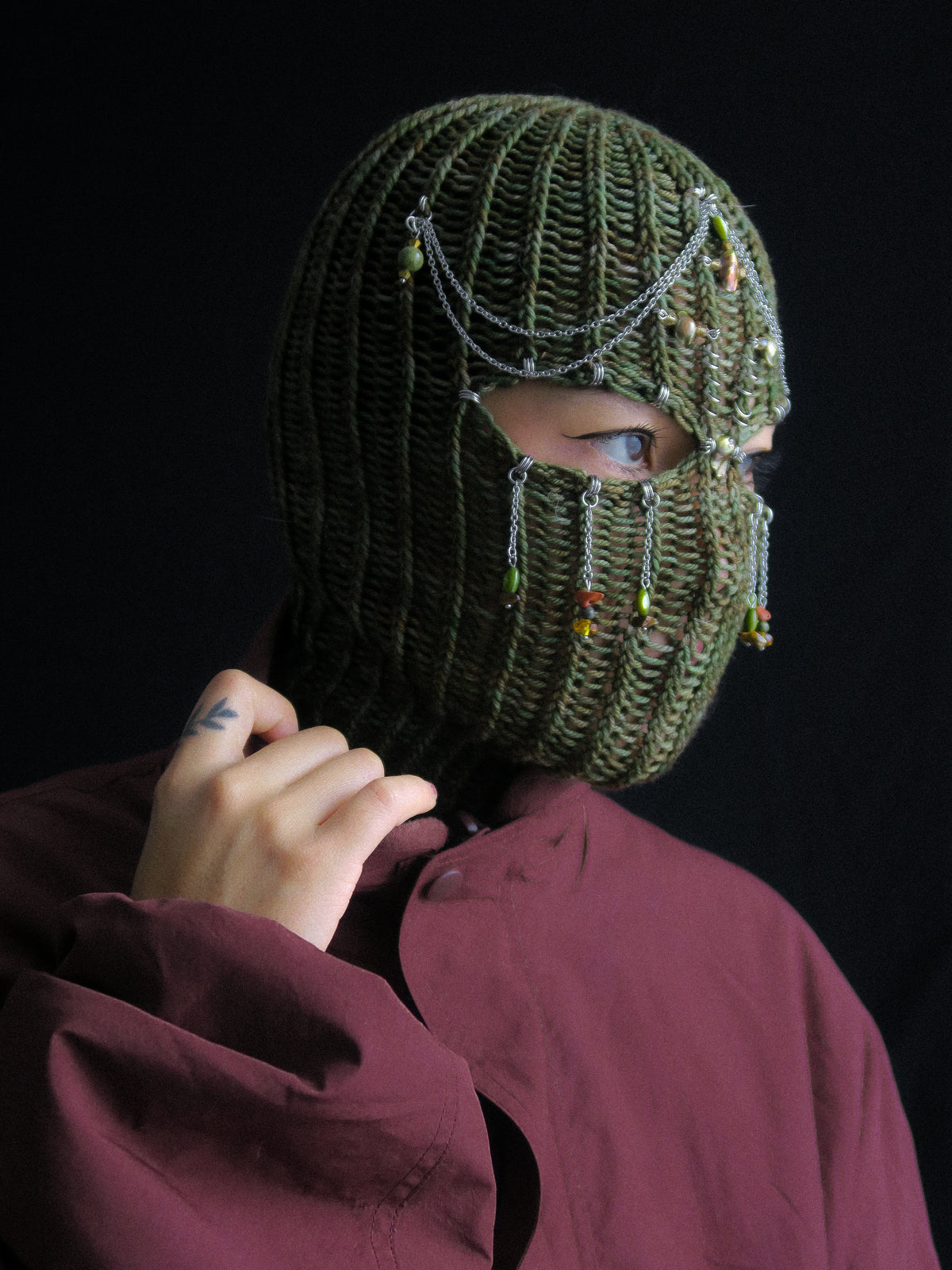 Camo Knitted Balaclava