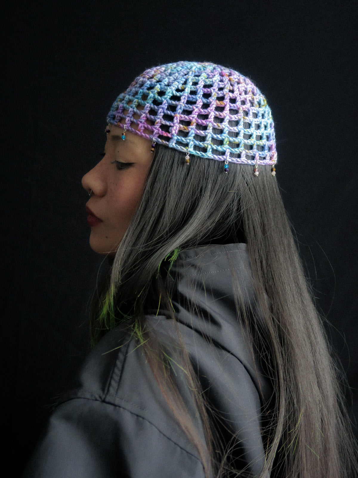 Acid Fishnet Hat