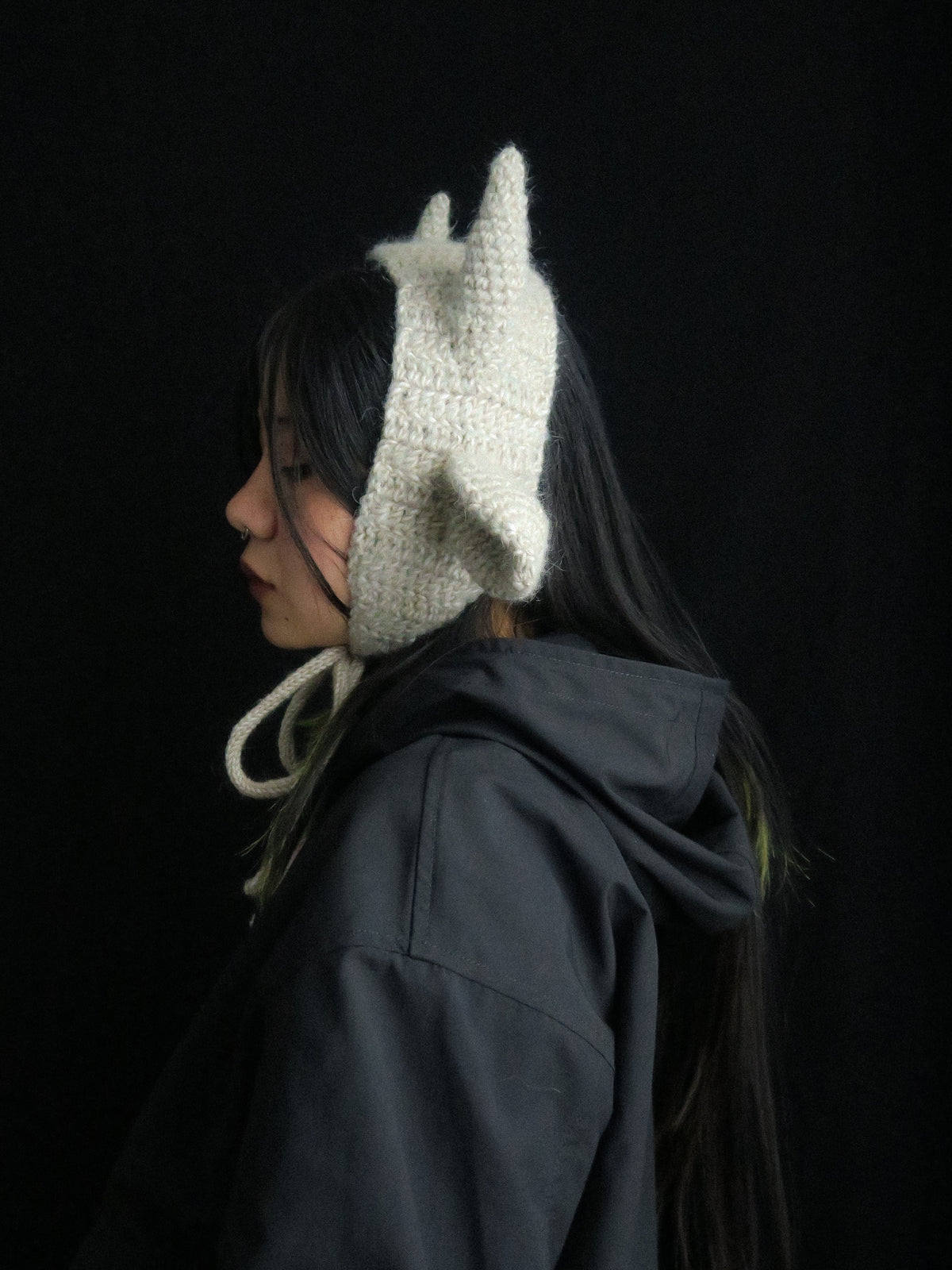 Dusty Pink Lamb Earmuffs