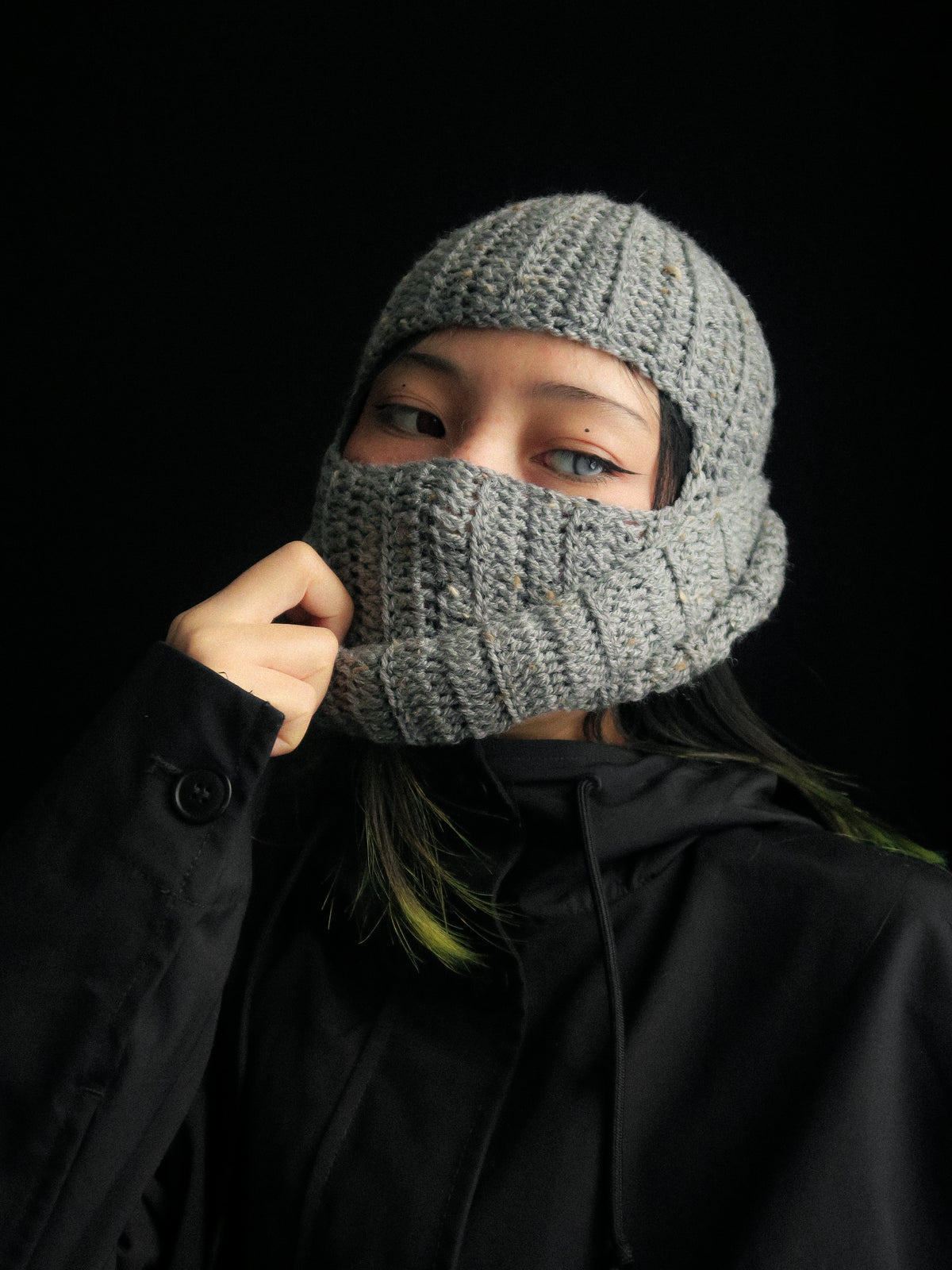 2 in 1 Balaclava Grey