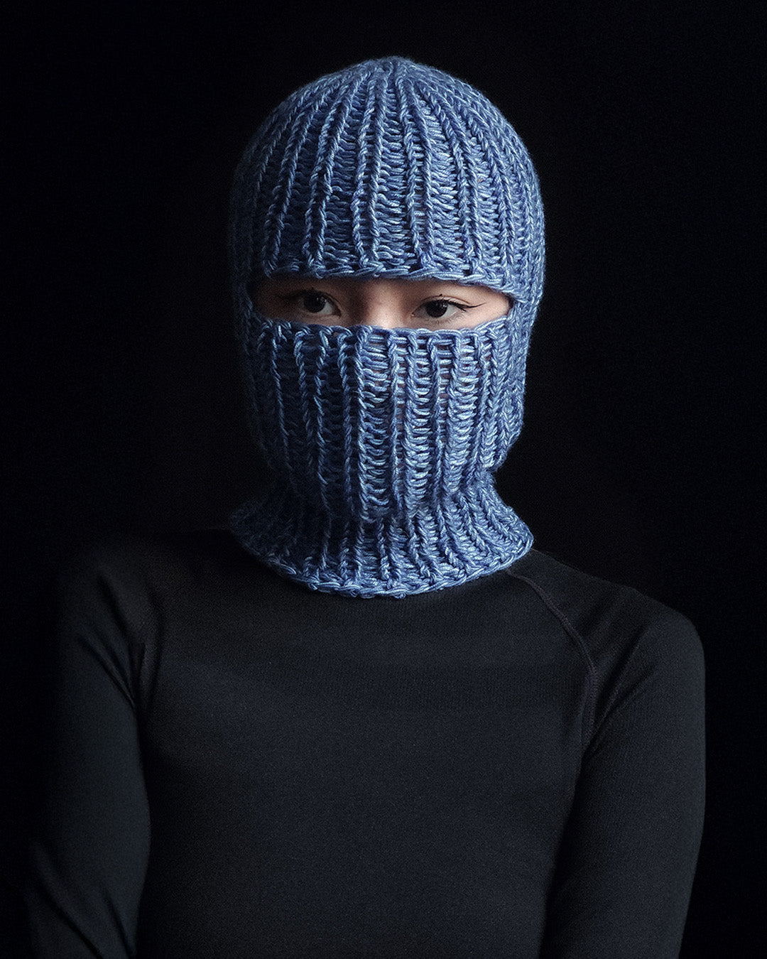 Blue Sky Knitted Balaclava