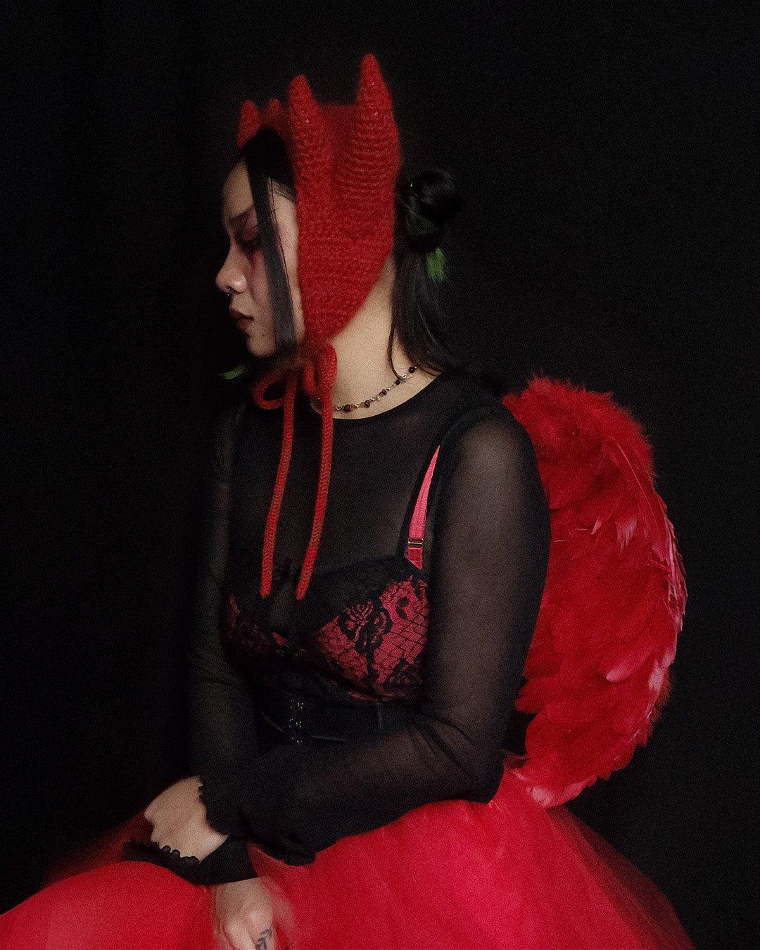 Fallen Angel Fluffy Earmuff