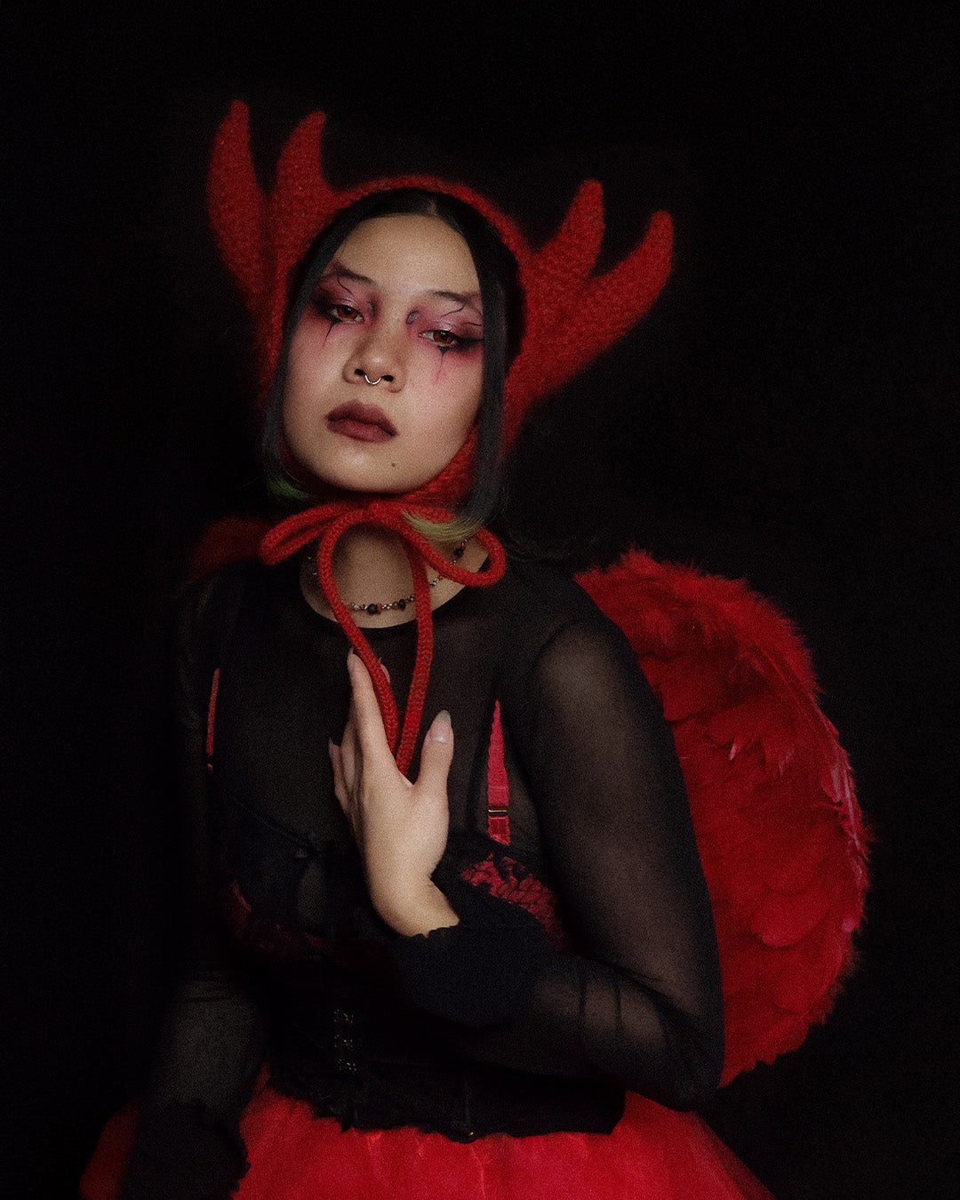 Fallen Angel Fluffy Earmuff