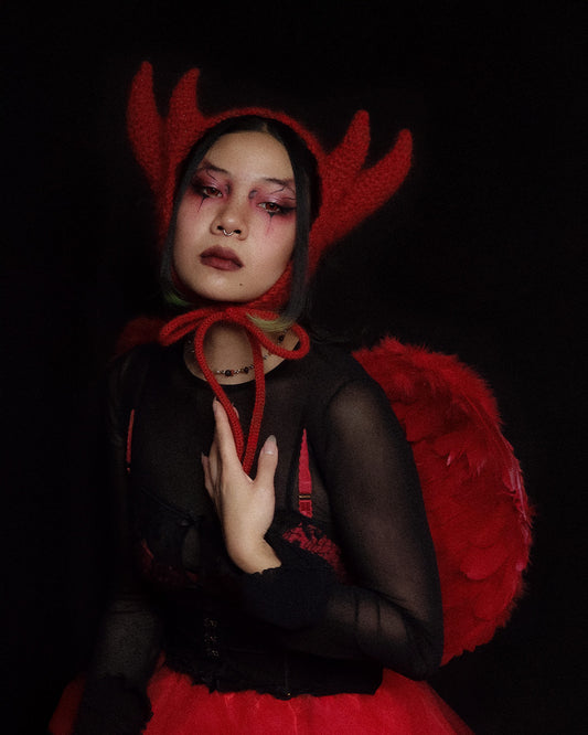 Fallen Angel Fluffy Earmuff