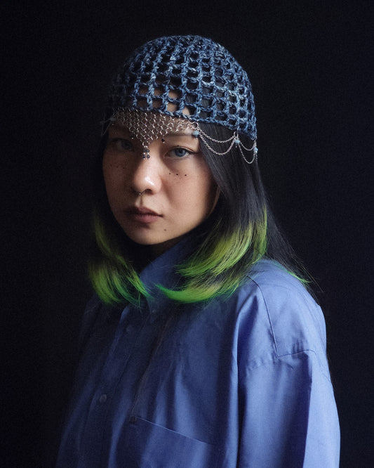 Wildflower Knight fishnet hat