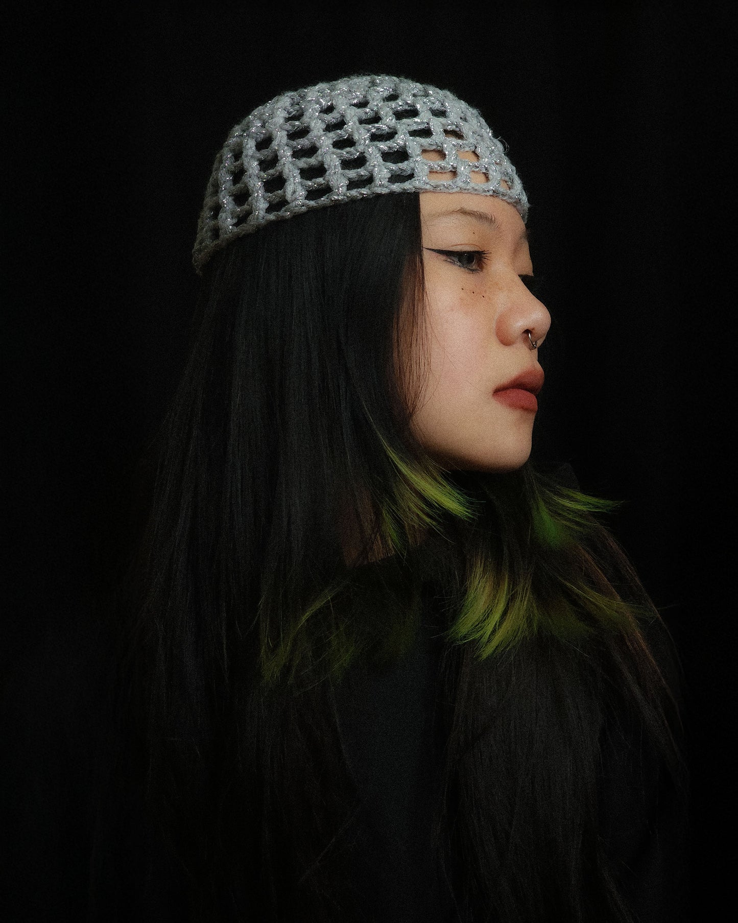 Mithril fishnet hat