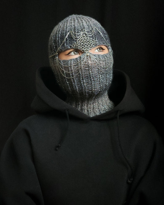 Sparky Knight Knitted Balaclava