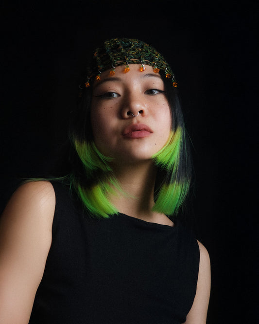 Autumnal Fishnet Hat