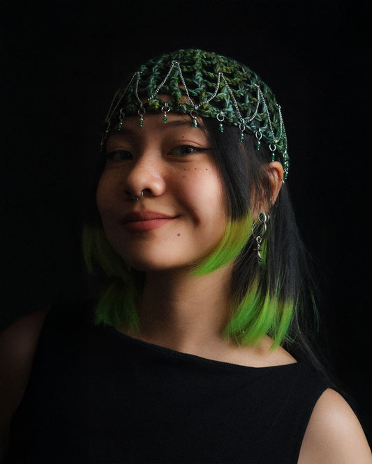 Liberty Green Fishnet Hat