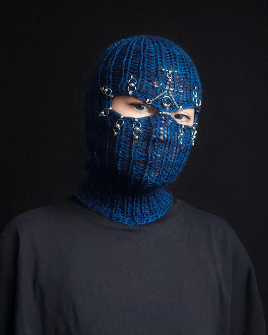 Pierced Night Knitted Balaclava