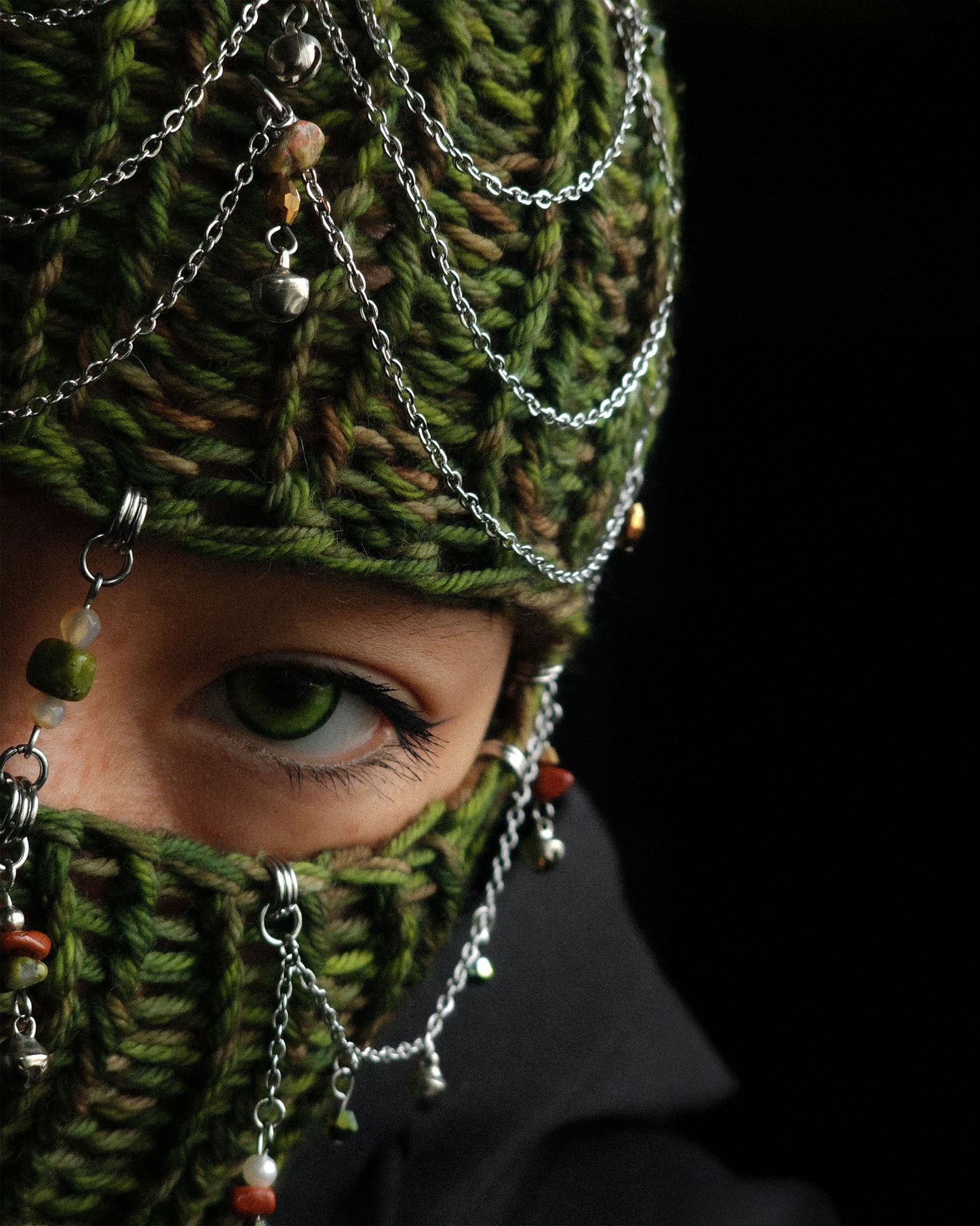 Tinkling Pine Knitted Balaclava