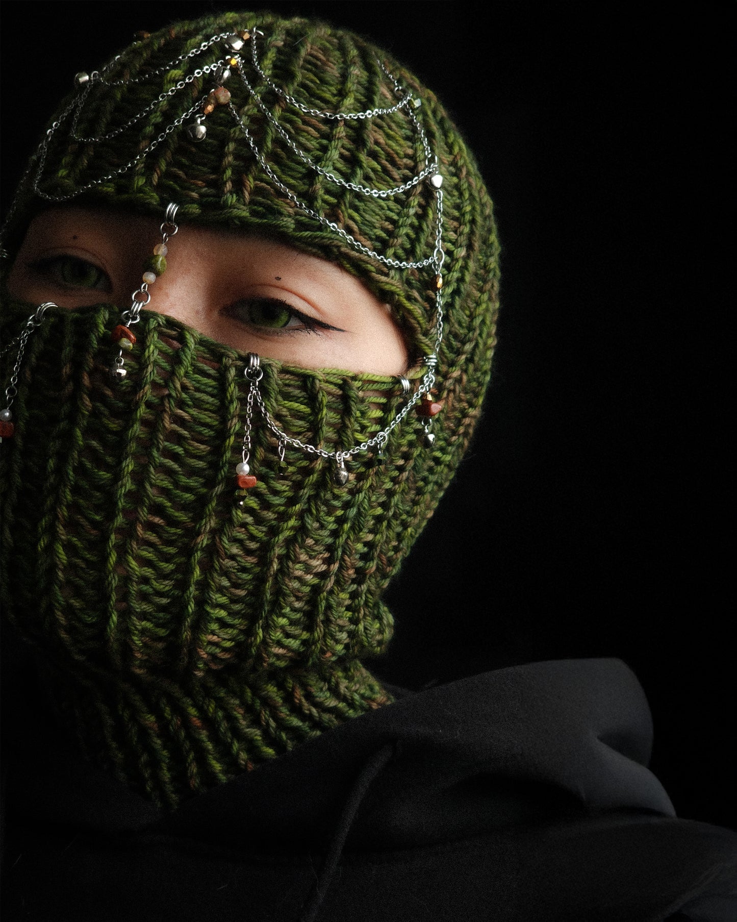 Tinkling Pine Knitted Balaclava